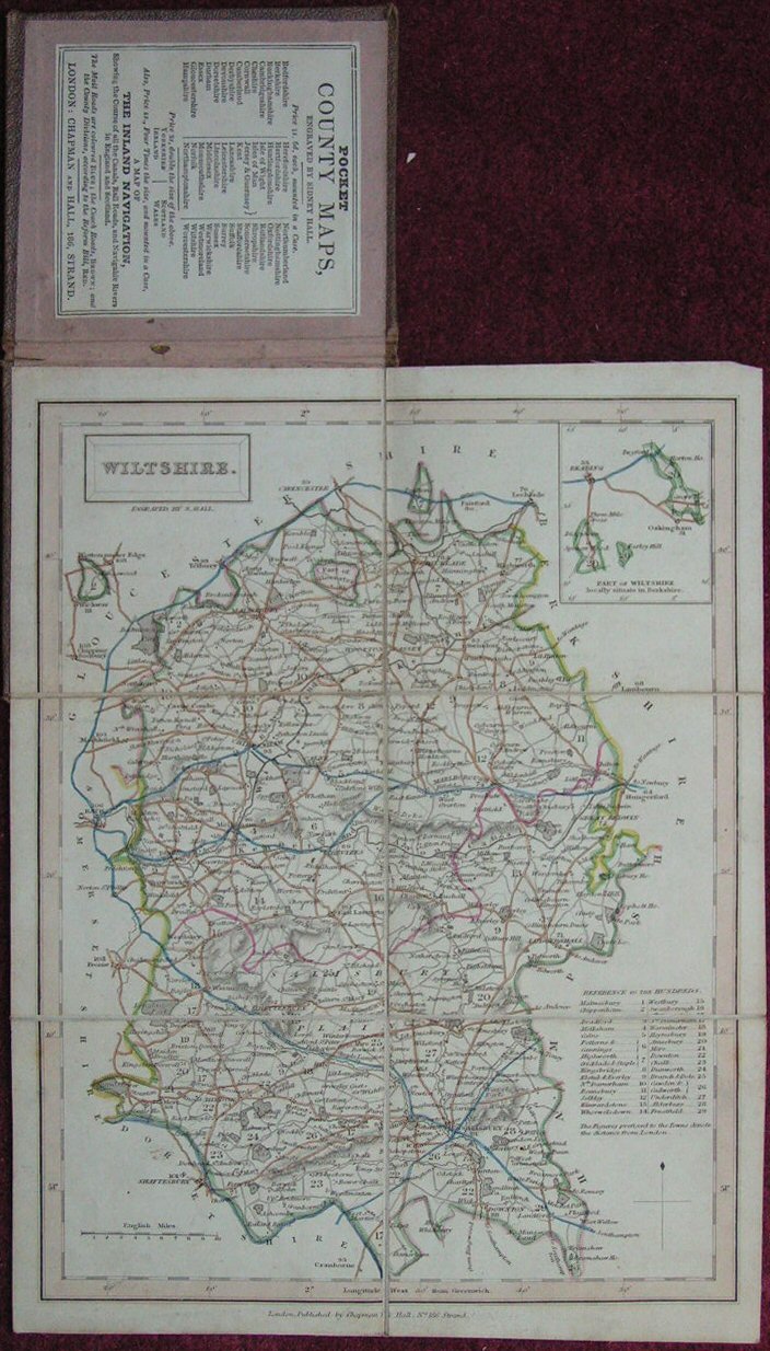 Map of Wiltshire - Hall